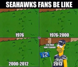 Seahawks Fans be like